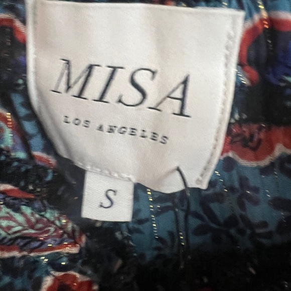 MISA LOS ANGELES- Esti Floral High-Low Midi-Skirt- Small - Picture 8 of 8